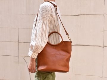 リング取っ手のハンドバッグ 肩掛け